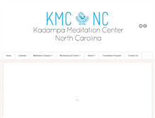 Tablet Screenshot of meditationcharlotte.org